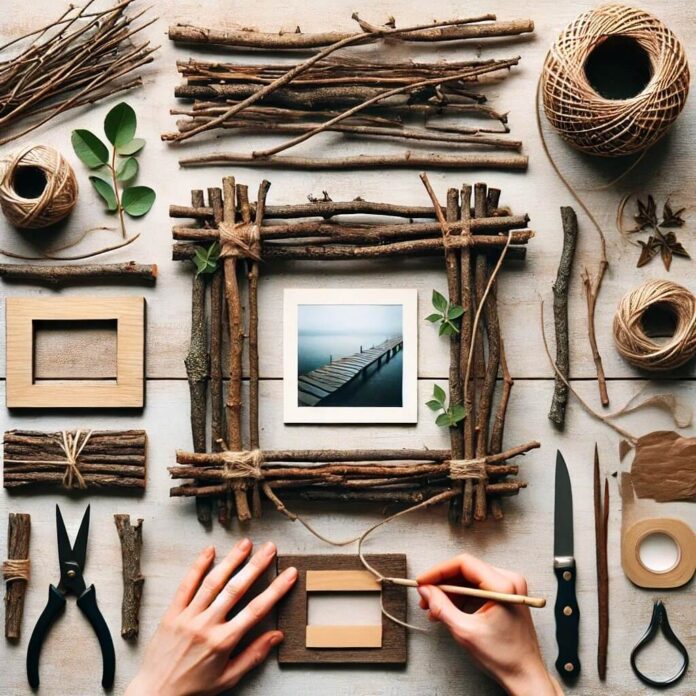 Jak zrobić ramkę na zdjęcia z gałęzi – krok po kroku Jak zrobić ramkę na zdjęcia z gałęzi – krok po kroku