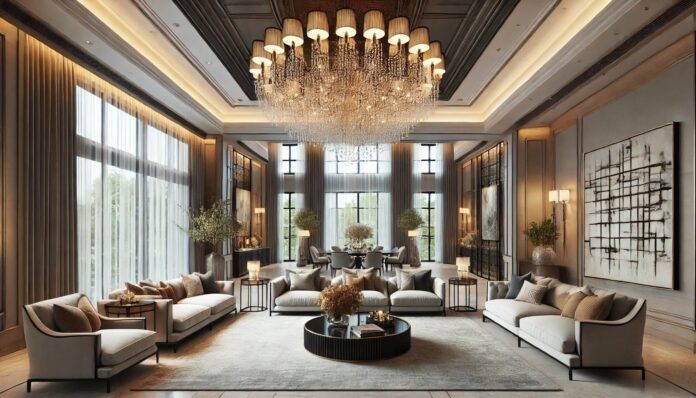Żyrandole do dużych salonów – jak wybrać eleganckie oświetlenie
