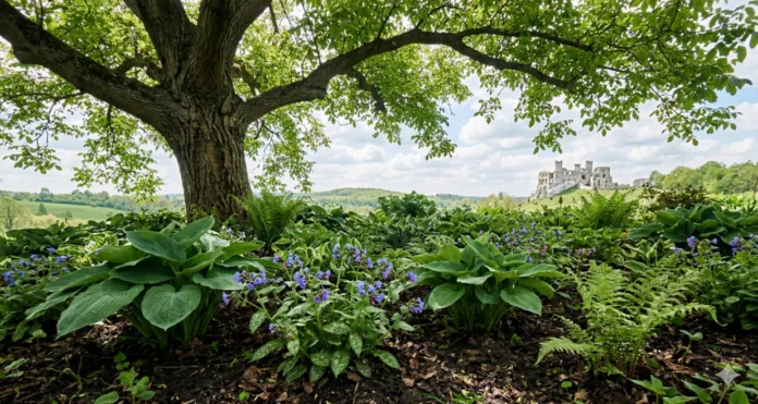 Co posadzić pod orzechem włoskim