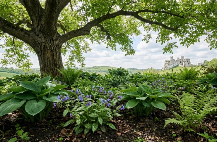 Co posadzić pod orzechem włoskim