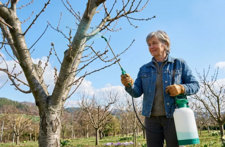 Ekologiczny oprysk na kędzierzawość liści