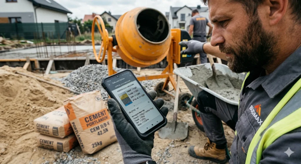 kalkulator proporcji betonu