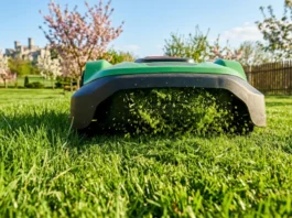 Mulczowanie trawnika po zimie