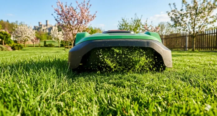 Mulczowanie trawnika po zimie